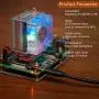 Yahboom Raspberry Pi ICE Tower Cooler RPI RGB Cooling Fan with 5mm Copper Tube & Raspberry Pi Heatsink Yahboom Raspberry Pi ICE Tower Cooler RPI RGB Cooling Fan with 5mm Copper Tube & Raspberry Pi Heatsink