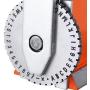Happybuy Semi Automatic Sheet Embosser 2 to 4 Characters per Second Metal Embosser Working Plate 7.8inch x 5.3inch Embossing Label Maker Machine with 4mm Aluminum