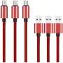 Micro USB Cable 10ft 3Pack by Ailun High Speed 2.0 USB A Male to Micro USB Sync Charging Nylon Braided Cable for Android Phone Charger Cable Tablets Wall and Car Charger Connection Red Micro USB Cable 10ft 3Pack by Ailun High Speed 2.0 USB A Male to Micro USB Sync Charging Nylon Braided Cable for Android Phone Charger Cable Tablets Wall and Car Charger Connection Red