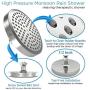 SparkPod Shower Head - High Pressure Rain - Luxury Modern Chrome Look - Easy Tool Free Installation - The Perfect Adjustable Replacement For Your Bathroom Shower Heads