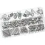 Sutemribor 128PCS Nickel Plated Shelf Bracket Pegs Cabinet Furniture Shelf Pins Support, 4 Styles Sutemribor 128PCS Nickel Plated Shelf Bracket Pegs Cabinet Furniture Shelf Pins Support, 4 Styles
