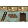 12 Vintaj Altered Blanks. You Get 2 Tall Tags 67x7.5mm (P0517), 4 Tags 41x8.5mm (P0518), 6 Small Tags 9mm (DP002). DecoEmboss, DecoEtch, Metal Stamping, Jewelry Making