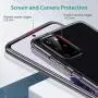 ESR Metal Kickstand Case Compatible with Samsung Galaxy S20 Plus (6.7-Inch) [Vertical and Horizontal Stand] [Reinforced Drop Protection] [Flexible TPU Case] – Translucent Black