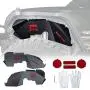 JROAD Compatible with Jeep Wrangler Inner Fender, Front Fender Liners, Aluminum,with 4 LED Lights for 2007-2018 Wrangler Accessories JK JKU Sport Sahara Rubicon 2/4 Doors JROAD Compatible with Jeep Wrangler Inner Fender, Front Fender Liners, Aluminum,with 4 LED Lights for 2007-2018 Wrangler Accessories JK JKU Sport Sahara Rubicon 2/4 Doors