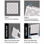Aerostar Clean House 16x25x1 MERV 8 Pleated Air Filter, Made in the USA, 6-Pack,White