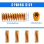 Creality Upgrade 3D Printer Kit with Capricorn Premium XS Bowden Tubing,4PCS Aluminum Hand Twist Leveling Nut,Pneumatic Couplers and Bed-level Spring for for Ender 3/3 Pro/5 CR-10 Series/10S/20/20 Pro