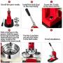Mophorn Button Maker Button Maker Machine Button Badge Maker 1 Inch 25mm Aluminum Frame 500 Parts Circle Cutter