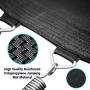 Outdoor Trampoline with Enclosure 12FT - Full Size Backyard Trampoline with Safety Net - Enclosed Trampoline for Kids, Teen, Adult - 12 Feet Indoor Outdoor Trampolines - SereneLife SLTRA12BL