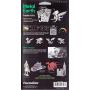 Fascinations Metal Earth ICONX Silver Dragon 3D Metal Model Kit