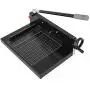 Mophorn Paper Cutter 12Inch A4 Commercial Heavy Duty Paper Cutter 300 Sheets 45HRC Hardness Stack Cutter Metal Base Desktop Stack Cutter for Home Office (A4, 12Inch/45HRC Blade Hardness)