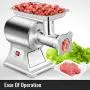 Happybuy Commercial Meat Grinder 550Lbs/Hour 1100W Electric Sausage Stuffer Stainless Steel 220 RPM 1.5HP for Industrial and Home Use, 550LB, Sliver Happybuy Commercial Meat Grinder 550Lbs/Hour 1100W Electric Sausage Stuffer Stainless Steel 220 RPM 1.5HP for Industrial and Home Use, 550LB, Sliver