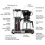Technivorm 59691 KB Coffee Brewer, 40 oz, Brushed silver