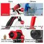 YATTICH Paint Sprayer, High Power HVLP Spray Gun, with 5 Copper Nozzles & 3 Patterns, Easy to Clean, for Furniture, Fence, Car, Bicycle, Chair etc. YT-191