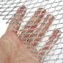AUTOT 40 x 13 inch Car Grill Mesh Sheet, Silver Colored Aluminum Alloy Grille Mesh Roll, 11 x 25 mm Hexagon-Shape Grids