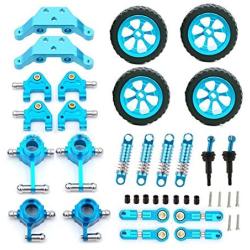 DishyKooker WL-Toys 1:28 RC Car Wheel Metal Swing Arm Hem Arm K969 K989 Car Parts Front and Rear Shock absorbers