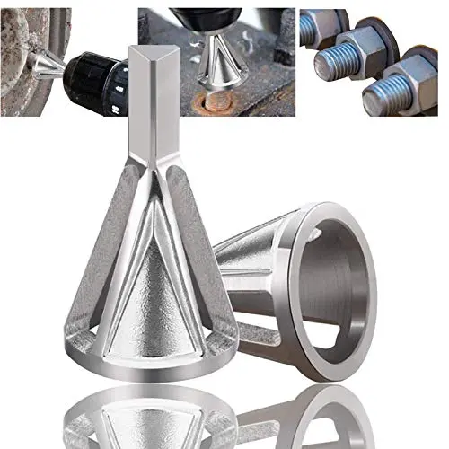 Deburring External Chamfering Tool, Chamfer Tool Deburring External Drill High Speed Stainless Steel Burr Removal Bit Quickly Repairs Damaged Metal External Chamfer Deburring Tool (Silver-2Pack) Deburring External Chamfering Tool, Chamfer Tool Deburring External Drill High Speed Stainless Steel Burr Removal Bit Quickly Repairs Damaged Metal External Chamfer Deburring Tool (Silver-2Pack)