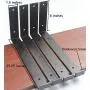 6 Pack - 11.25''L x 6''H x 1.5''W J Lip Shelf Bracket Rustic Industrial Farmhouse Iron Metal Wall Floating Shelf Bracket Metal Shelf Bracket, Industrial Shelf Bracket Shelf Supports with Screws 6 Pack - 11.25''L x 6''H x 1.5''W J Lip Shelf Bracket Rustic Industrial Farmhouse Iron Metal Wall Floating Shelf Bracket Metal Shelf Bracket, Industrial Shelf Bracket Shelf Supports with Screws