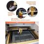 TEN-HIGH CO2 engrave Machine, 40W 300x400mm Laser Engraving Machine with Exhaust Fan USB Port