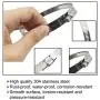 EesTeck 8 Pieces 4'' Adjustable 304 Stainless Steel Duct Clamps Hose Clamp Pipe Clamp Air Ducting Clamp worm drive hose clamps EesTeck 8 Pieces 4'' Adjustable 304 Stainless Steel Duct Clamps Hose Clamp Pipe Clamp Air Ducting Clamp worm drive hose clamps