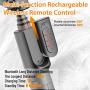 Gimbal Stabilizer for Smartphone with Extendable Bluetooth Selfie Stick and Tripod, 1-Axis Multifunction Remote 360°Automatic Rotation, Auto Balance iPhone/Android