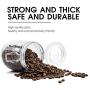 MASTERTOP 4 Pieces Airtight Food Storage Containers Set - BPA Free Household Glass Jar, Locking Lid, 100% Leak Proof Glass Safe Food Containers, Waterproof Impermeable Storage, 50oz, 33oz, 26oz, 17oz