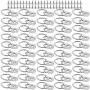 Youliang 50pcs Photo Frame Hook Silver Coarse Wire Single Hole Sling Picture Hangers Heavy Duty with Screws Youliang 50pcs Photo Frame Hook Silver Coarse Wire Single Hole Sling Picture Hangers Heavy Duty with Screws