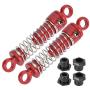 Tbest 2pcs Metal Shock Absorber, RC Shock Absorber Replacement with Caps Upgrade Parts Compatible with Fit for HS 18301 18302 18311 18312 1/18 RC Car