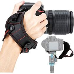 JJC DSLR Camera Wrist Hand Strap Grip with Quick Release Tripod Plate for Canon EOS 90D 80D 77D 70D 60D 50D 1D 1Dx 7D 6D 5D Mark IV III II 5Ds 5DsR EOS R RP R5 R6 Rebel T8i T7i T6s T6i T7 T6 SL3 SL2