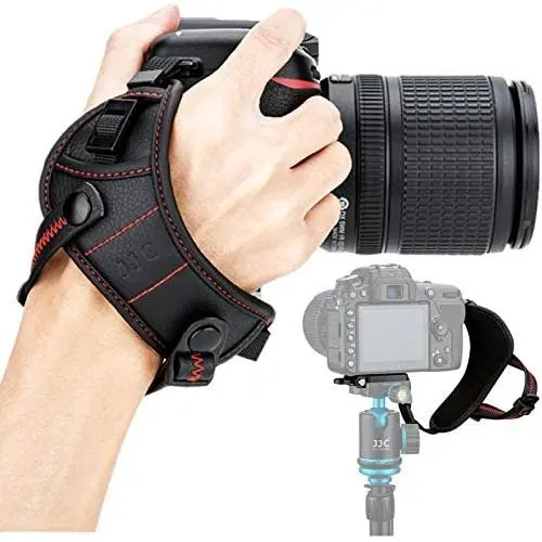 JJC DSLR Camera Wrist Hand Strap Grip with Quick Release Tripod Plate for Canon EOS 90D 80D 77D 70D 60D 50D 1D 1Dx 7D 6D 5D Mark IV III II 5Ds 5DsR EOS R RP R5 R6 Rebel T8i T7i T6s T6i T7 T6 SL3 SL2 JJC DSLR Camera Wrist Hand Strap Grip with Quick Release Tripod Plate for Canon EOS 90D 80D 77D 70D 60D 50D 1D 1Dx 7D 6D 5D Mark IV III II 5Ds 5DsR EOS R RP R5 R6 Rebel T8i T7i T6s T6i T7 T6 SL3 SL2