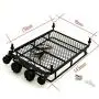 RCLions Metal RC Roof Rack with LED Light Bar for 1/10 Axial SCX10 RC Crawler Car Accessories (Black) RCLions Metal RC Roof Rack with LED Light Bar for 1/10 Axial SCX10 RC Crawler Car Accessories (Black)