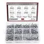 DYWISHKEY 320 Pieces 410 Stainless Steel #8#10#14 Hex Washer Head Self Drilling Sheet Metal Screws Assortment Kit DYWISHKEY 320 Pieces 410 Stainless Steel #8#10#14 Hex Washer Head Self Drilling Sheet Metal Screws Assortment Kit