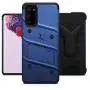 ZIZO Bolt Series for Galaxy S20 Case with Kickstand Holster Lanyard, Blue/Black