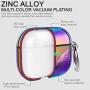 HALLEAST Compatible AirPods Pro Case, Eagle Alloy Metal Cover Carabiner Clip for Apple AirPod Pro, Front LED Visible, NOT Support Wireless Charging, All Metal Provides Better Protection, Colourful