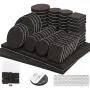 Furniture Pads 136 Pieces Pack Self Adhesive Felt Pad Brown Felt Furniture Pads 5mm Thick Anti Scratch Floor Protectors for Chair Legs Feet with Case and 30 Rubber Bumpers for Hardwood Tile Wood Floor Furniture Pads 136 Pieces Pack Self Adhesive Felt Pad Brown Felt Furniture Pads 5mm Thick Anti Scratch Floor Protectors for Chair Legs Feet with Case and 30 Rubber Bumpers for Hardwood Tile Wood Floor