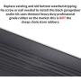Garage Door Seals Bottom Rubber Weather Stripping Kit Seal Strip Replacement,Universal Weatherproof Threshold Buffering Sealing Rubber 5/16'' T Ends, 3 3/4'' Width (10 Ft, Black) Garage Door Seals Bottom Rubber Weather Stripping Kit Seal Strip Replacement,Universal Weatherproof Threshold Buffering Sealing Rubber 5/16'' T Ends, 3 3/4'' Width (10 Ft, Black)
