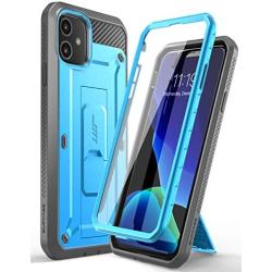 SUPCASE Unicorn Beetle Pro Series Case Designed for iPhone 11 6.1 Inch (2019 Release), Built-In Screen Protector Full-Body Rugged Holster Case (Blue)