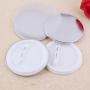 Sunshine 75mm Blank Badges & Buttons Parts for Badge & Button Making Machine (Spring-Pin Plastic-Back 50sets)