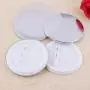 Sunshine 75mm Blank Badges & Buttons Parts for Badge & Button Making Machine (Spring-Pin Plastic-Back 50sets)