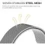 V-MORO Strap Compatible with Galaxy Watch 46mm Bands/Gear S3 Band Silver Men 22mm Stainless Steel + Mesh Loop Replacement for Samsung Galaxy Watch 46mm R800/Gear S3 Smartwatch V-MORO Strap Compatible with Galaxy Watch 46mm Bands/Gear S3 Band Silver Men 22mm Stainless Steel + Mesh Loop Replacement for Samsung Galaxy Watch 46mm R800/Gear S3 Smartwatch