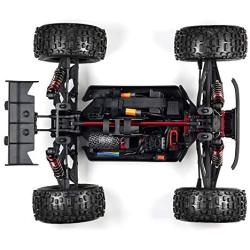 ARRMA Notorious 1/8 Scale BLX Brushless 4WD RC Stunt Truck RTR (6S Lipo Battery Required) with 2.4GHz STX2 Radio, ARA106044T1 (Black)