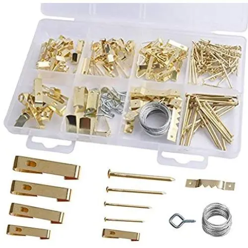 Accessbuy 200pcs Picture Hangers Photo Picture Frame Hooks Medium Hanging Assortment Kit for Wall Mounting Christmas Decorations(100lbs 50lbs 30lbs 20lbs 10lbs) Accessbuy 200pcs Picture Hangers Photo Picture Frame Hooks Medium Hanging Assortment Kit for Wall Mounting Christmas Decorations(100lbs 50lbs 30lbs 20lbs 10lbs)