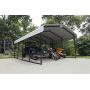 Arrow 12 x 20 x 7 29-Gauge Carport with Galvanized Steel Roof Panels