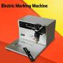 LOYALHEARTDY Electric Nameplate Metal Plate Marking Machine Stamping Embosser Embossing Engraving Machine Marking System 30-200mm / sec