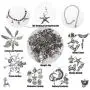 Nairua 120PCS Wholesale Bulk Lots Jewelry Making Silver Charms Mixed Smooth Tibetan Silver Metal Charms Pendants DIY for Necklace Bracelet Jewelry Making and Crafting Nairua 120PCS Wholesale Bulk Lots Jewelry Making Silver Charms Mixed Smooth Tibetan Silver Metal Charms Pendants DIY for Necklace Bracelet Jewelry Making and Crafting