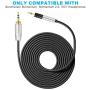 Replacement Cord Headphone Audio Cable Compatible with Sennheiser Momentum, Momentum 2.0, HD1 Headphones, 2.5mm to 3.5mm/6.35mm Headset Replacement Parts (4.6ft/1.4m)