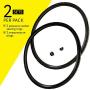 2-Pack of Presto Pressure Cooker Sealing Ring / Gasket & Overpressure Plug (2 Sets per Pack) - Fits Various 6-Quart Presto Models - Corresponds to 09936 - By IMPRESA