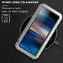 Sony Xperia 10 Case,Bpowe Armor Tank Aluminum Metal Gorilla Glass Shockproof Military Heavy Duty Sturdy Protector Cover Hard Case for Sony Xperia 10 (Silver, Xperia 10)