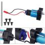 Dilwe RC Car Gearbox, Metal Speed Change Gear Box for WPL 1663 RC Car Accessory Parts(Black)