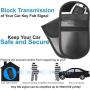 Upgraded Faraday Bag for Key Fob (2 Pack), TICONN Premium Faraday Cage Protector – Car RFID Signal Blocking, Anti-Theft Pouch, Anti-Hacking Case Blocker