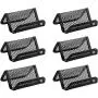 MaxGear Mesh Business Card Holder Stand Metal Business Card Stand for Desk Office Business Card Display with 50 Name Card Capacity 6 Pack Black MaxGear Mesh Business Card Holder Stand Metal Business Card Stand for Desk Office Business Card Display with 50 Name Card Capacity 6 Pack Black